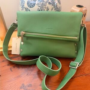 Hammitt Emerald Green Bag with Scarlet Lining